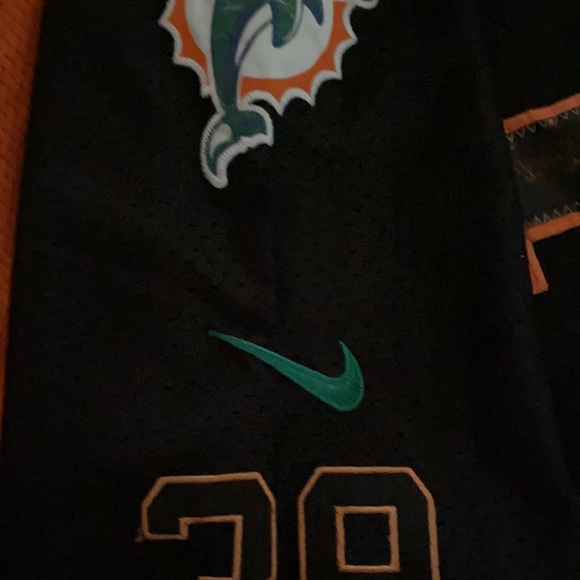 Miami Dolphins Larry Csonka Blackout Jersey. - Picture 9 of 9